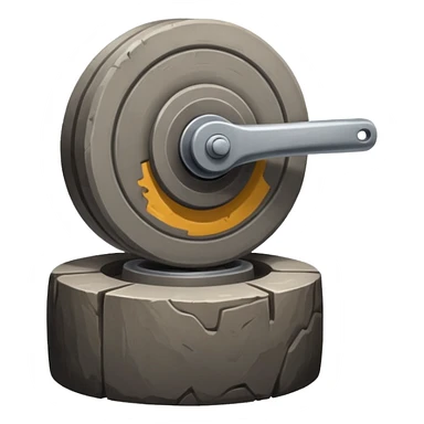 الرحى  حجر يستخدم في طاحونة لطحن الحبوب ويعمل يدوياً أو بقوة الدواب أو بقوة الرياح أو التيار المائي و أريده صغيرا هنالك أنواع كثيرة أريد الصغير sticker