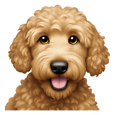 Goldendoodle named Jupiter sticker