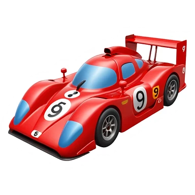 A race car number 95 all red sticker