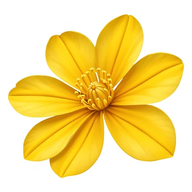 yellow flower sticker