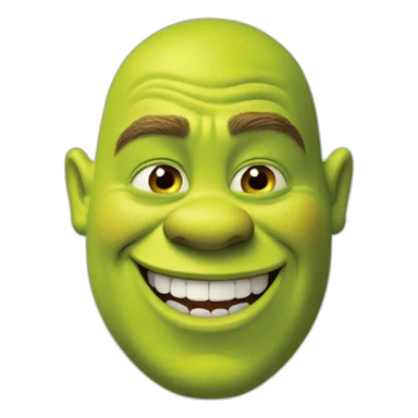 shrek smile sticker