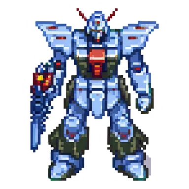 Gundam, no background sticker