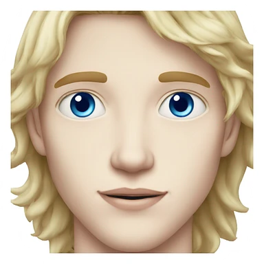 Vanya bold Young men with blue eyes and pale skin sticker