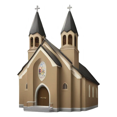 Church with beers sticker