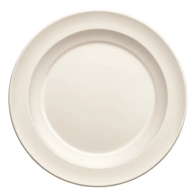 create me an image of ceramic plate in perspective view. sticker