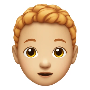 asian ginger baby sticker