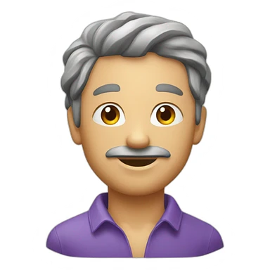 Une pêche et une aubergine sticker