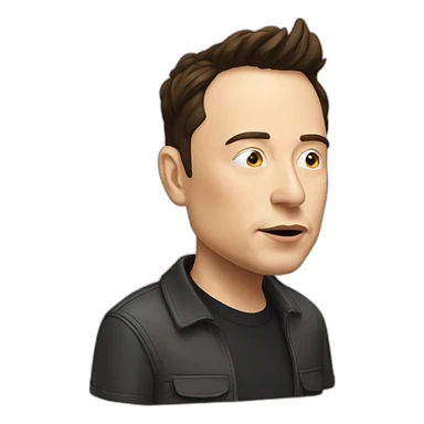 Elon musk sniffing sticker