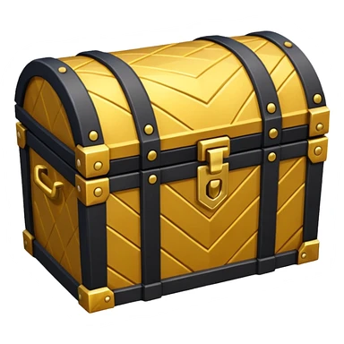 chest emoji low poly  sticker