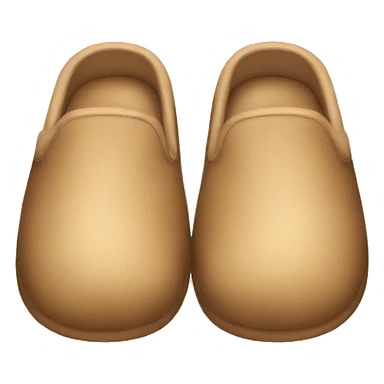 Light brown slippers  sticker