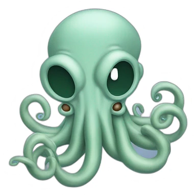 Squidward Q Tentacles sticker