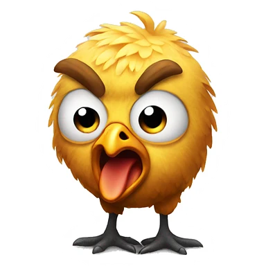 Angry chicken  sticker
