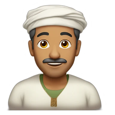 moroccan man sticker