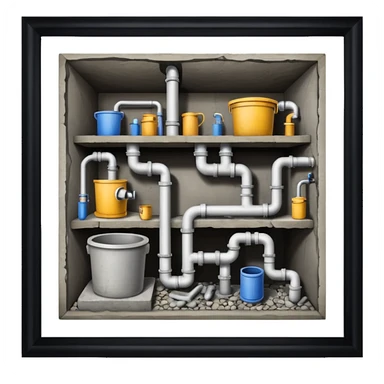 house basement sticker