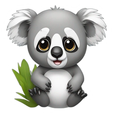 Koala câlin panda sticker