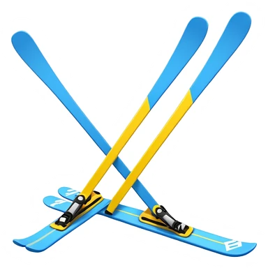 skis,colorful, Snow Gear,negative: character. sticker