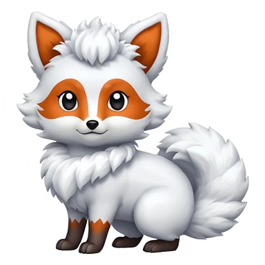 Alolan vulpix (all white) sticker