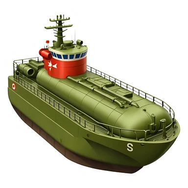 create an ultra realistic american modern spg tanker sticker