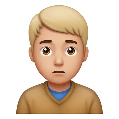 person lost in foggy mind. sticker