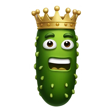 King pickle sticker