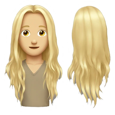 long hair boy dj  sticker