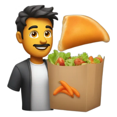 Swiggy food delivery sticker