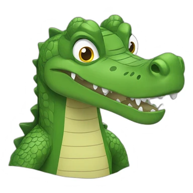 Anime crocodile sticker