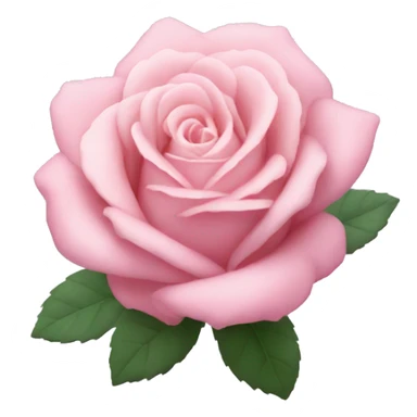 pastel pink rose sticker