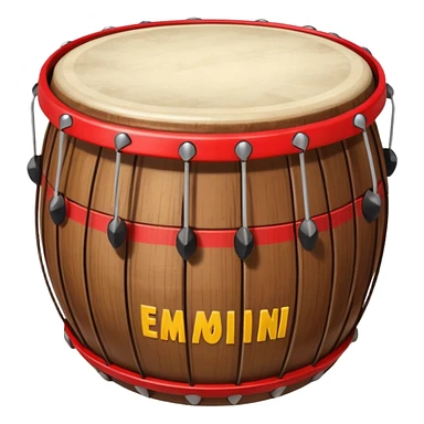 Create a instrument of tabla emoji sticker