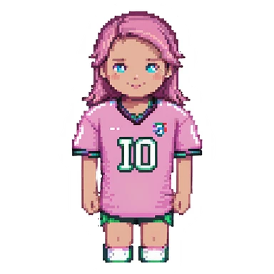 pink sports jersey sticker