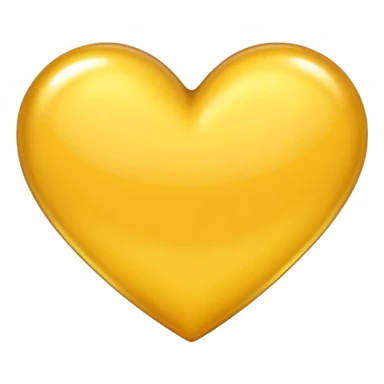 yellow heart sticker