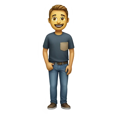 man with label ssi in pocket sticker