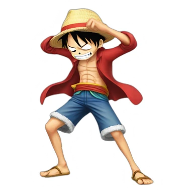 Luffy dab sticker