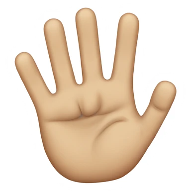 Four fingers sticker