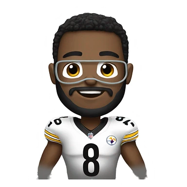 Steelers football player  sticker