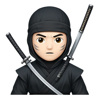 Ninja branco sticker