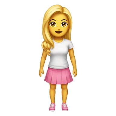 um emoji feminino segurando roupas sticker