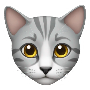 Gato gris sticker