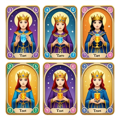 Cards of tarot sticker