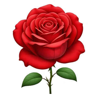 rose flower sticker