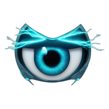 Super hero electro eye sticker