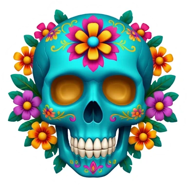 Calavera q le esplota la cabeza sticker