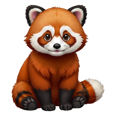 red panda sticker