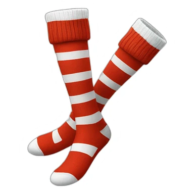Chaussettes sur pied sticker