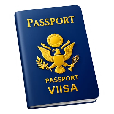 passport and visa sticker