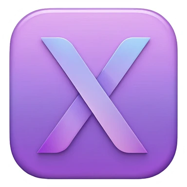 Netflix aesthetic "N" logo in pastel purples sticker