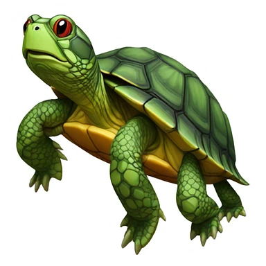 Red Eared Slider turtle terrapin sticker