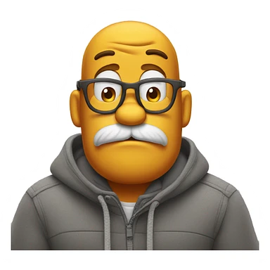 garfield magro e triste sticker