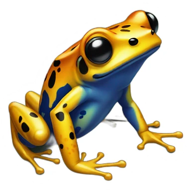 Poison frog sticker
