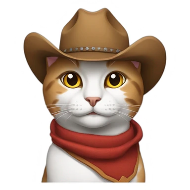 cowboy-cat sticker